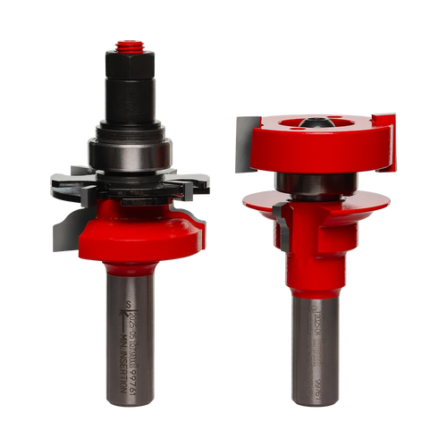 2 pc Freud Premier Adjustable Round Over Rail and Stile Bit Set