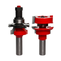2 pc Freud Premier Adjustable Round Over Rail and Stile Bit Set