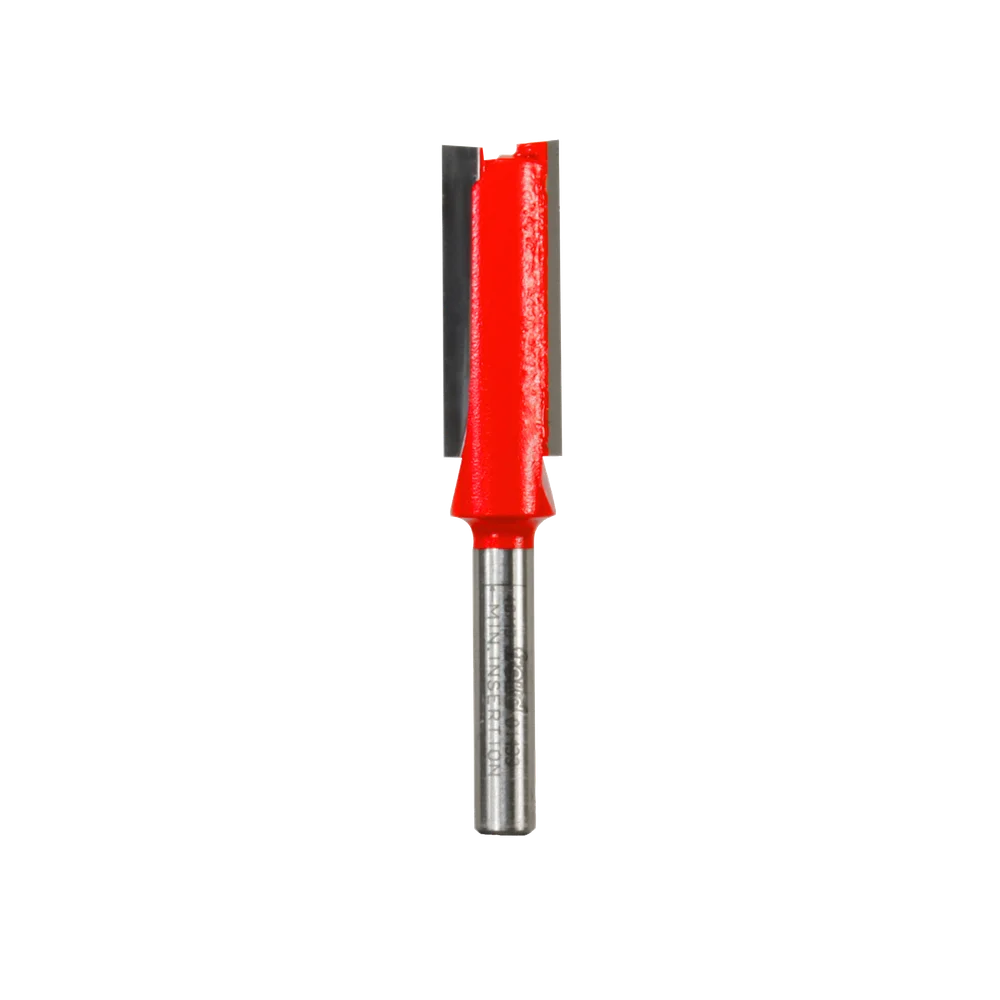 Double Flute Straight Bits - 1/4" Shank
