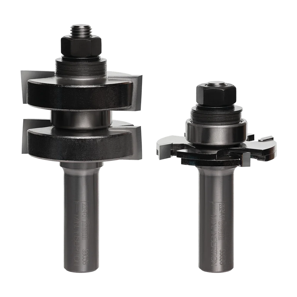 Adjustable Tounge & Groove Router Bit Set