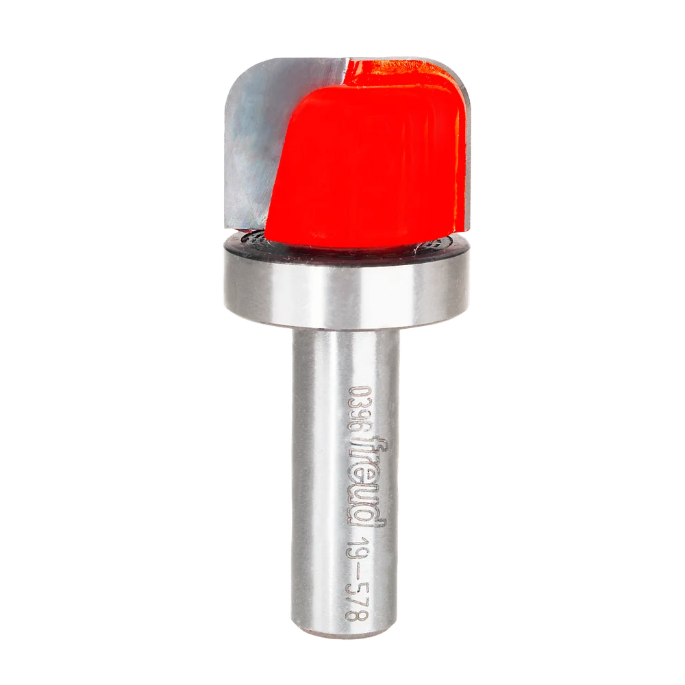 Dish Carving Router Bit with Top Bearing