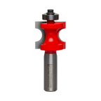 Half Round / Bull Nose Router Bit with Bottom Bearing