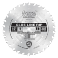 10" Industrial Glue Line Rip Blade with Silver Ice Coating