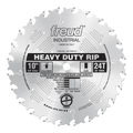 10" Industrial Heavy-Duty Rip Blade with Silver Ice Coating