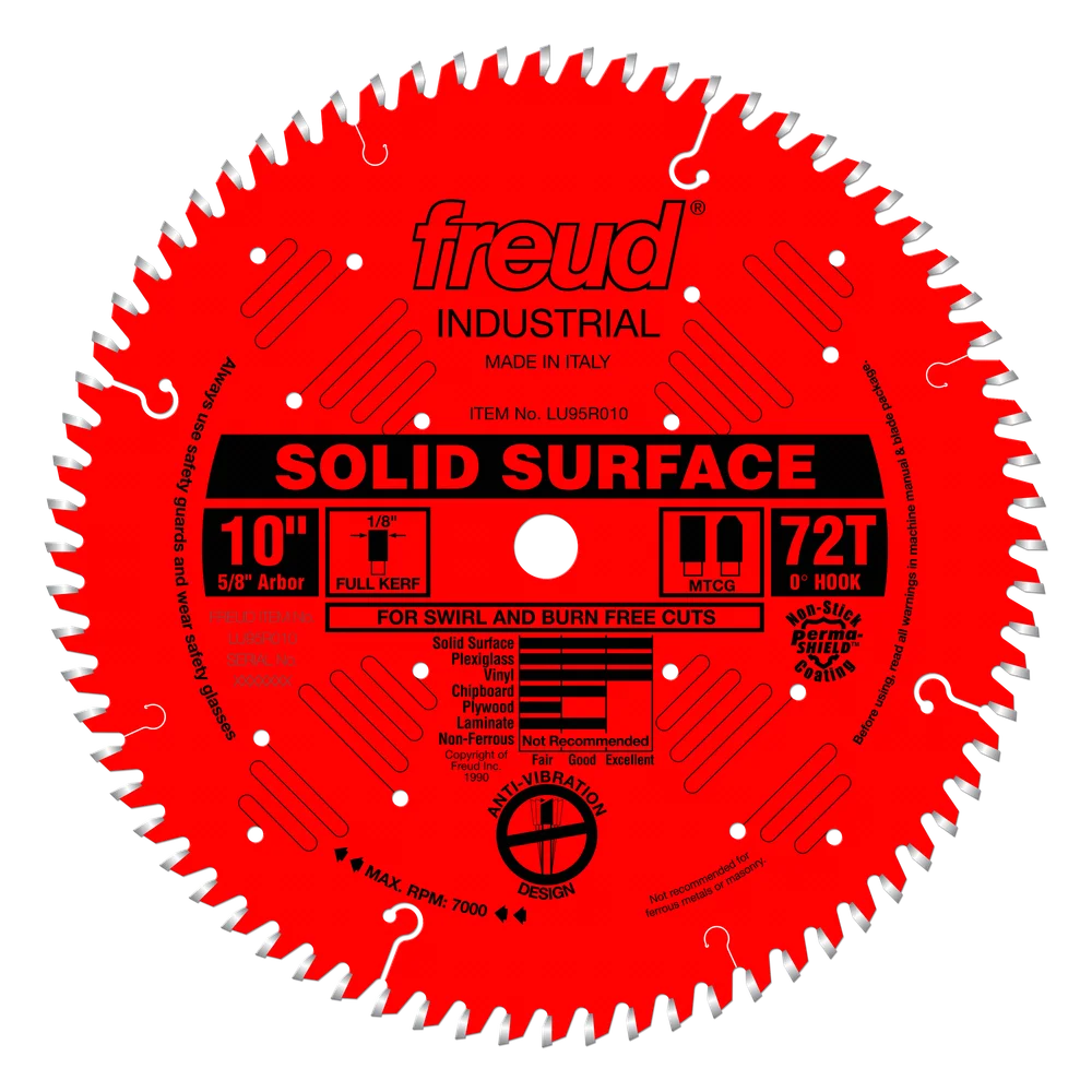 10" Industrial Solid Surface Blade