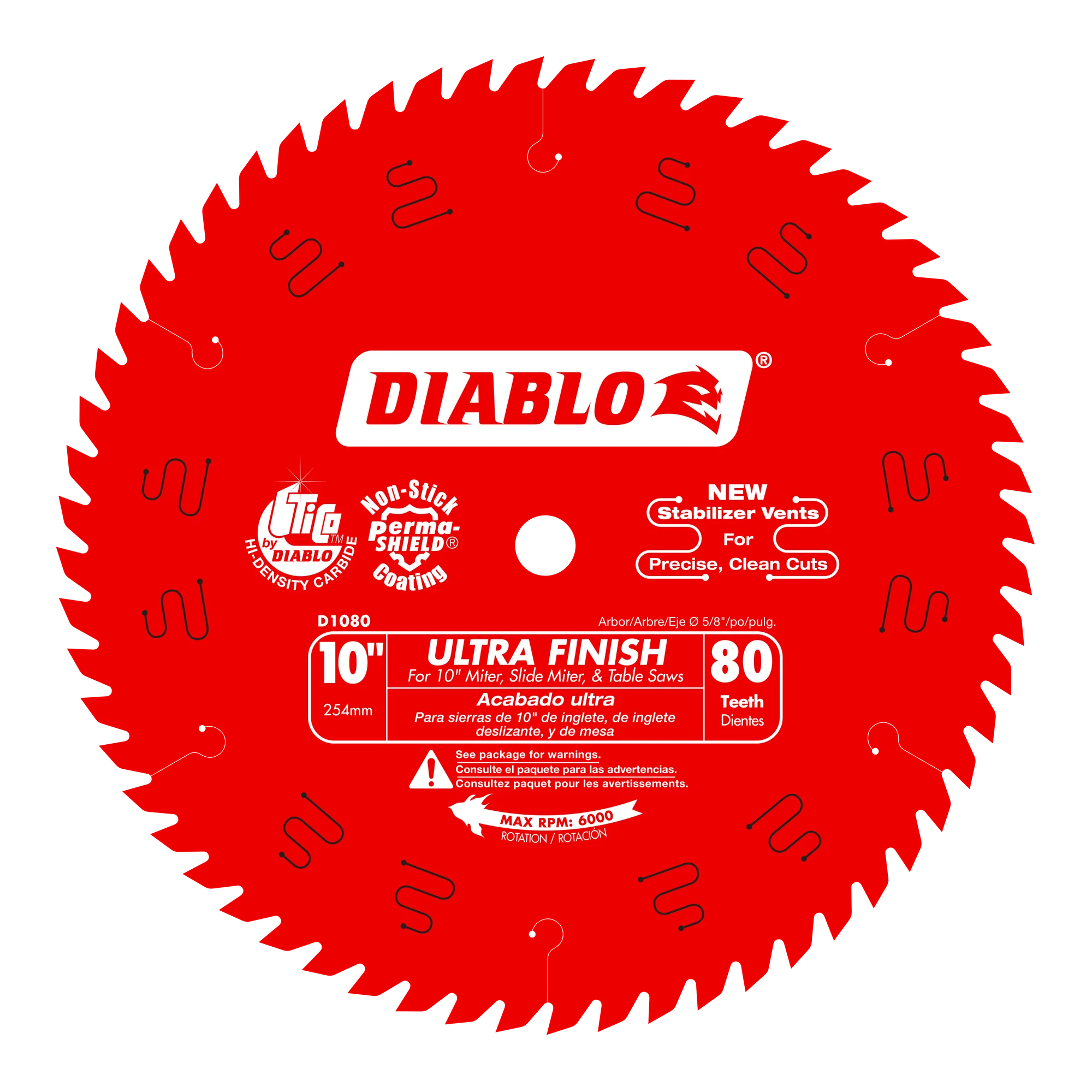 10" x 80 Tooth Ultra Finish Saw Blade
