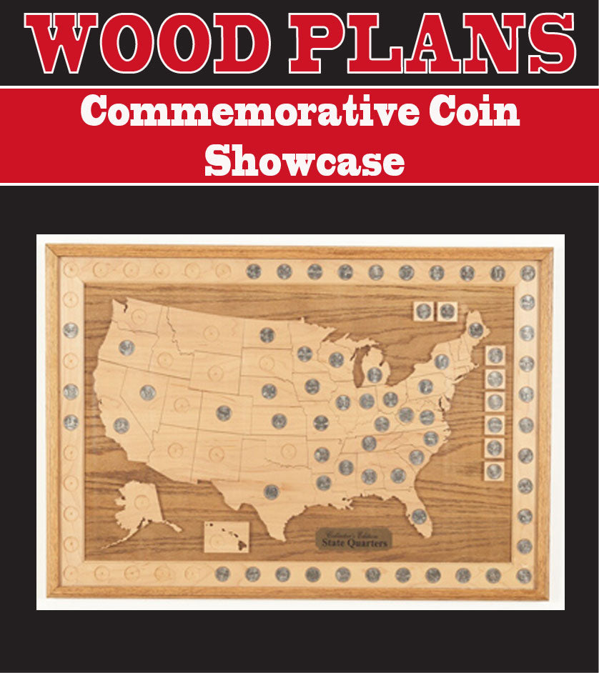 Commemorative Coin Showcase Woodworking Plan