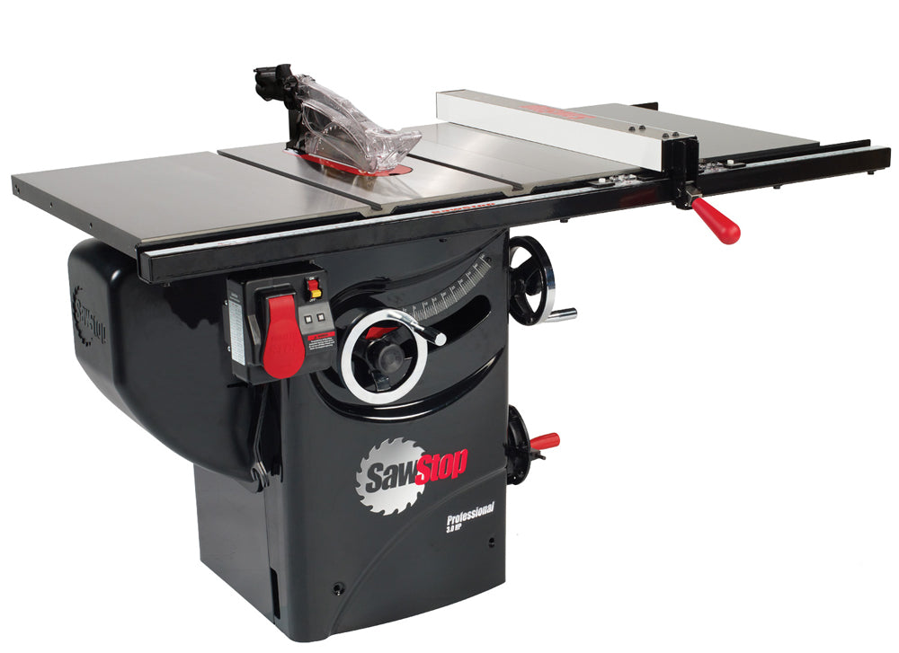3 HP Professional Cabinet Saw with 30" Premium Fence System - PCS31230-PFA30