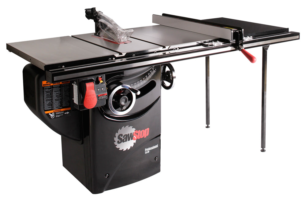 3 HP Professional Cabinet Saw with 36" Professional T-Glide Fence System - PCS31230-TGP236