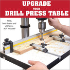 Aluminum Precision Adjustable Drill Press Fence