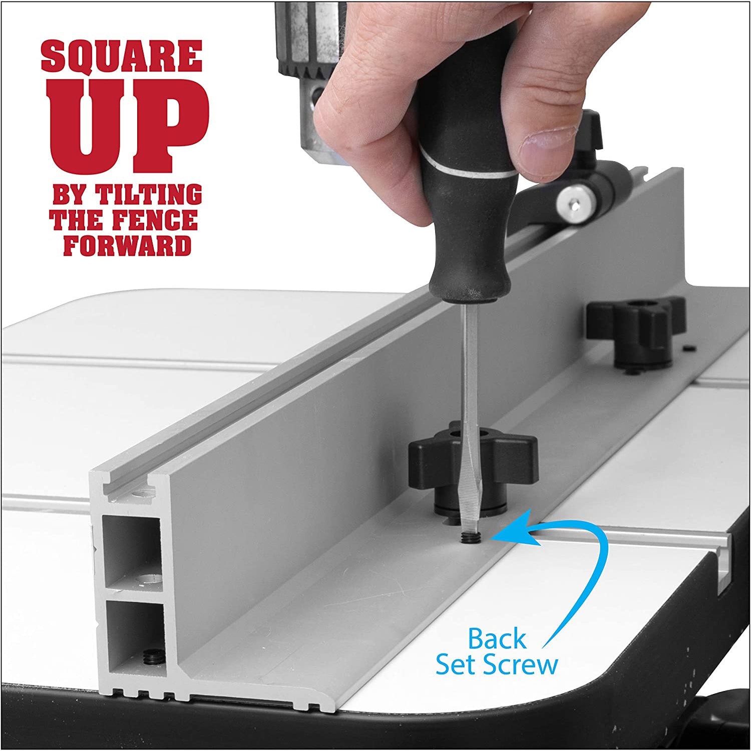 Aluminum Precision Adjustable Drill Press Fence