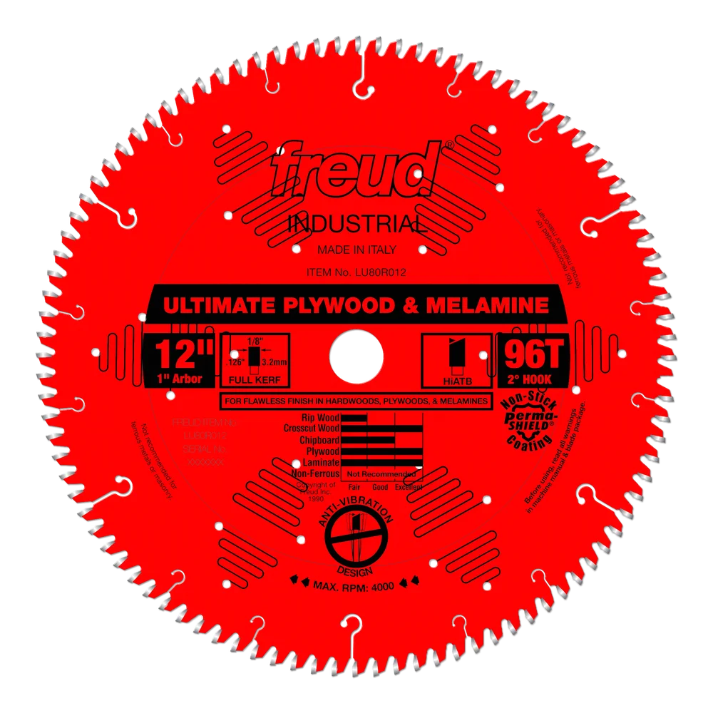 12" Industrial Ultimate Plywood & Melamine Blade