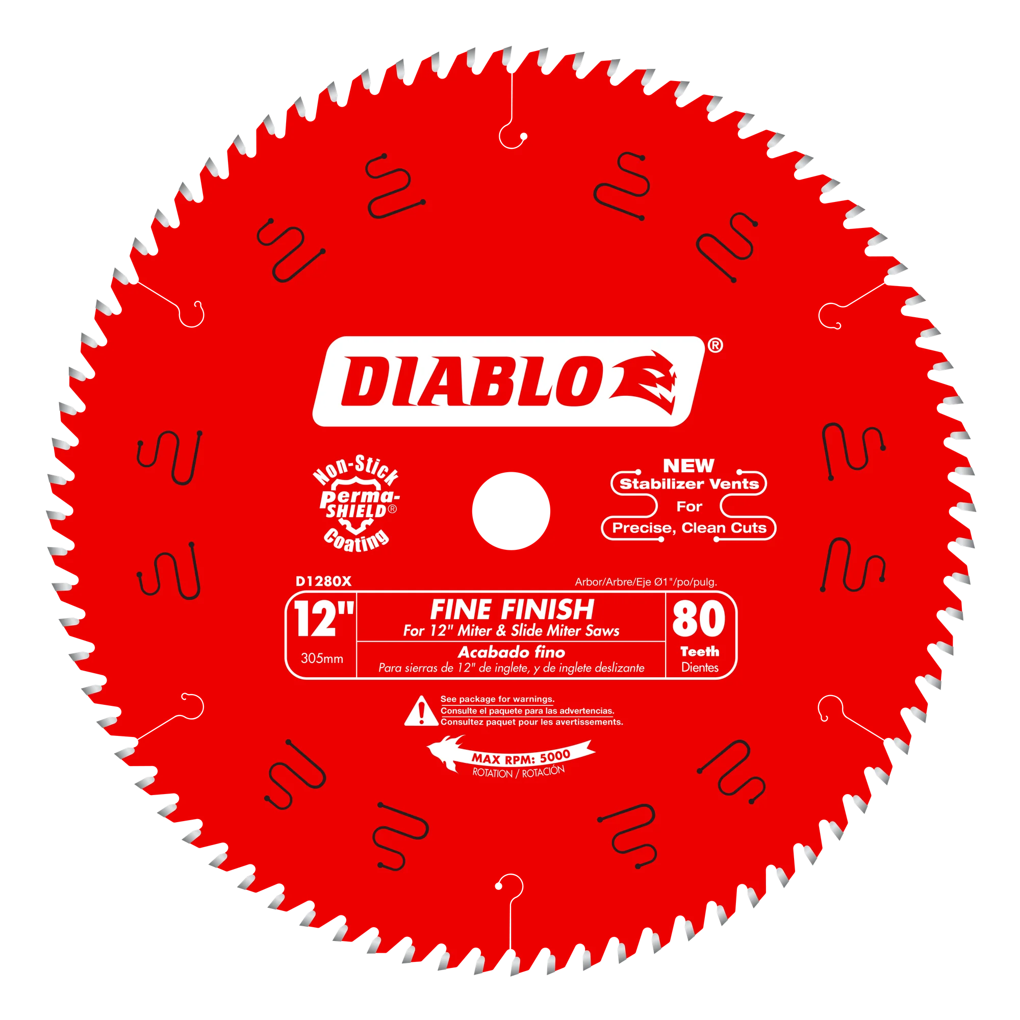 12" x 80 Tooth Fine Finish Saw Blade