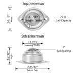 1" Universal Ball Bearing