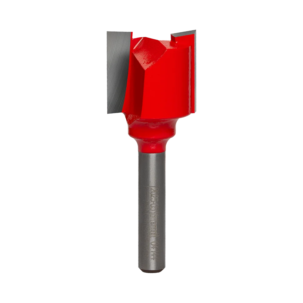 Double Flute Straight Bits - 1/4" Shank