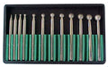 12 Piece Diamond Ball Bur Set