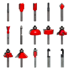 15 Piece Advanced Router Bit Set