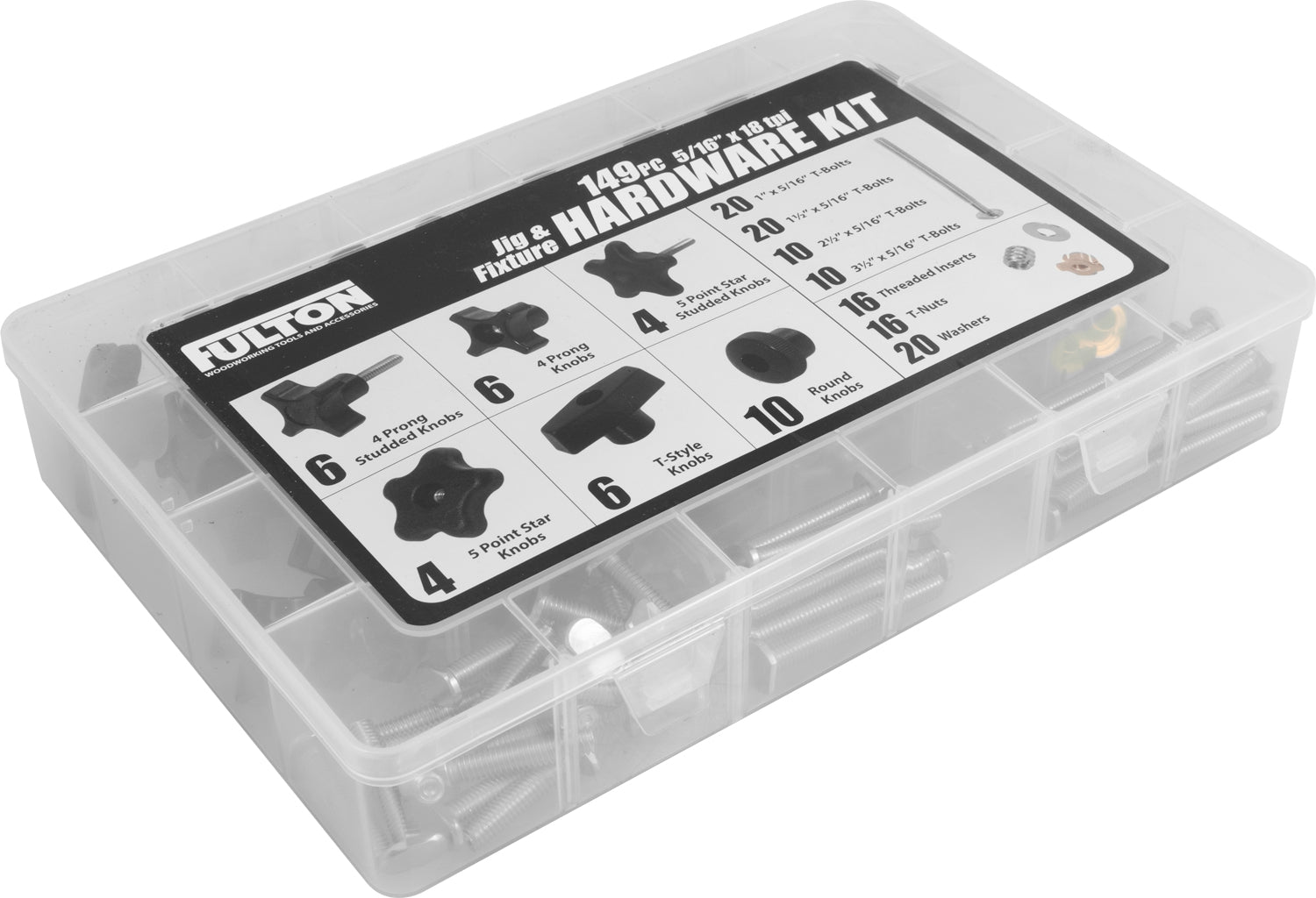 149 Piece Jig & Fixture Hardware Kit