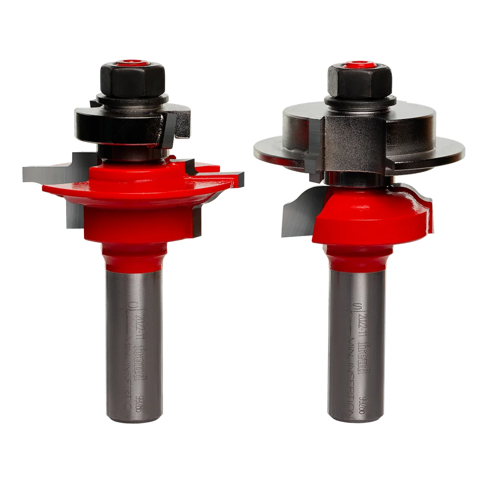 Glass Panel Cabinet Door Router Bit Set