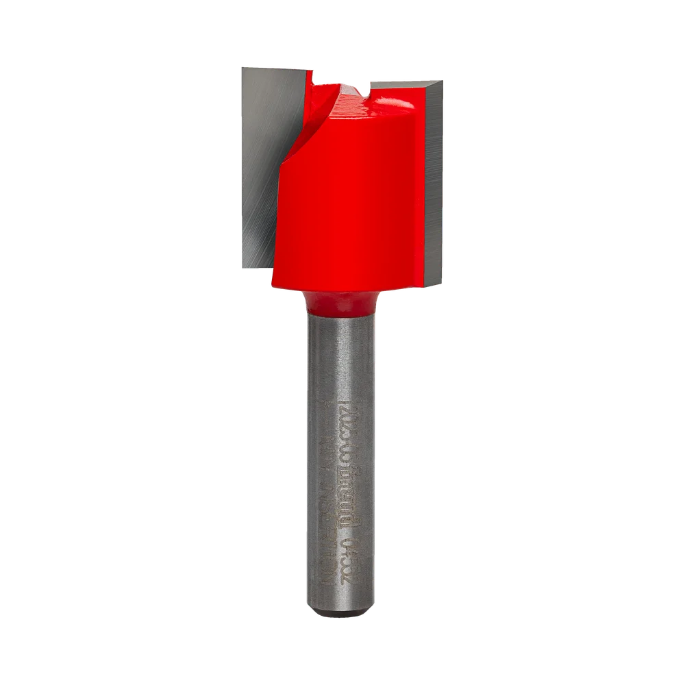 Double Flute Straight Router Bits - Metric