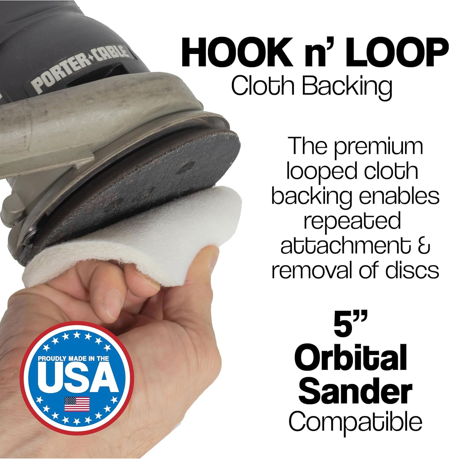 5" Non-Woven Cloth Backed Discs