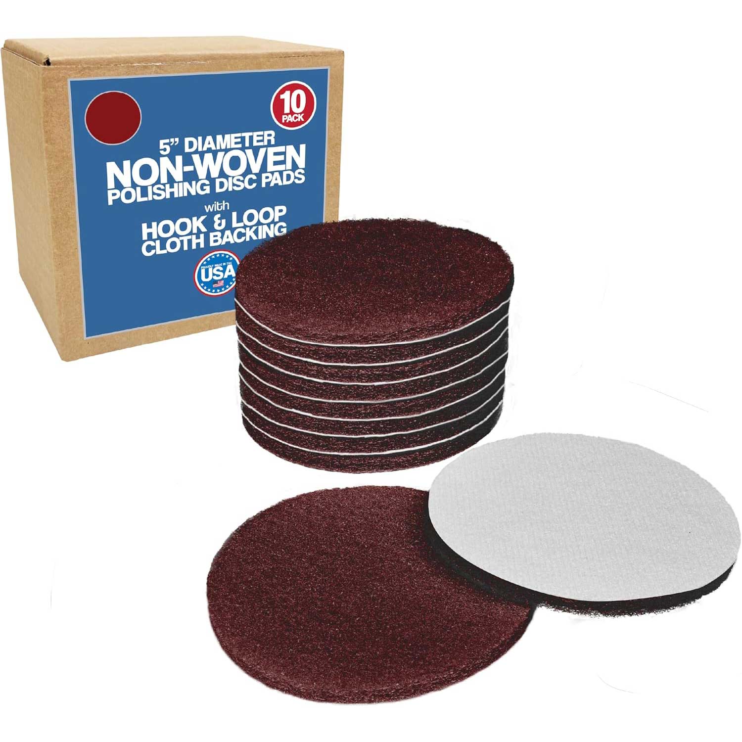 5" Non-Woven Cloth Backed Discs