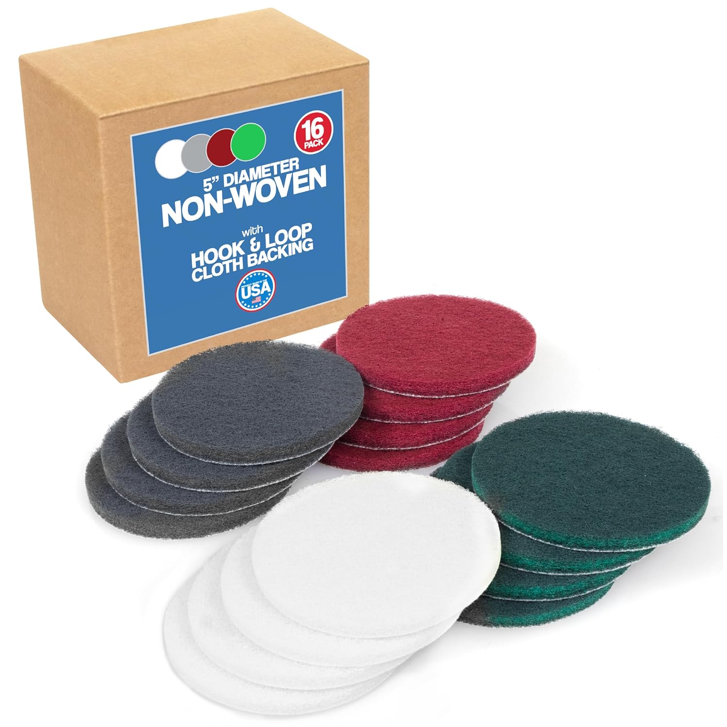 5" Non-Woven Cloth Backed Discs