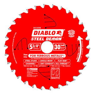 5-3/8" x 30 Tooth Ferrous Metal Saw Blade - 20mm Arbor