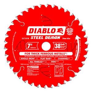 7" x 38 Tooth Ferrous Metal Saw Blade