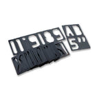 2-1/2" Horizontal Character Template Set