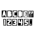 2-1/2" Horizontal Character Template Set