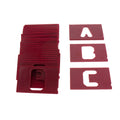 2-1/2" Vertical Letter Template Set