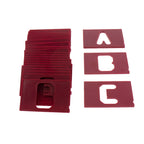 2-1/2" Vertical Letter Template Set