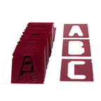 1-1/2" Vertical Letter Template Set