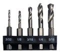 5 Piece Metal Stubbybit Set