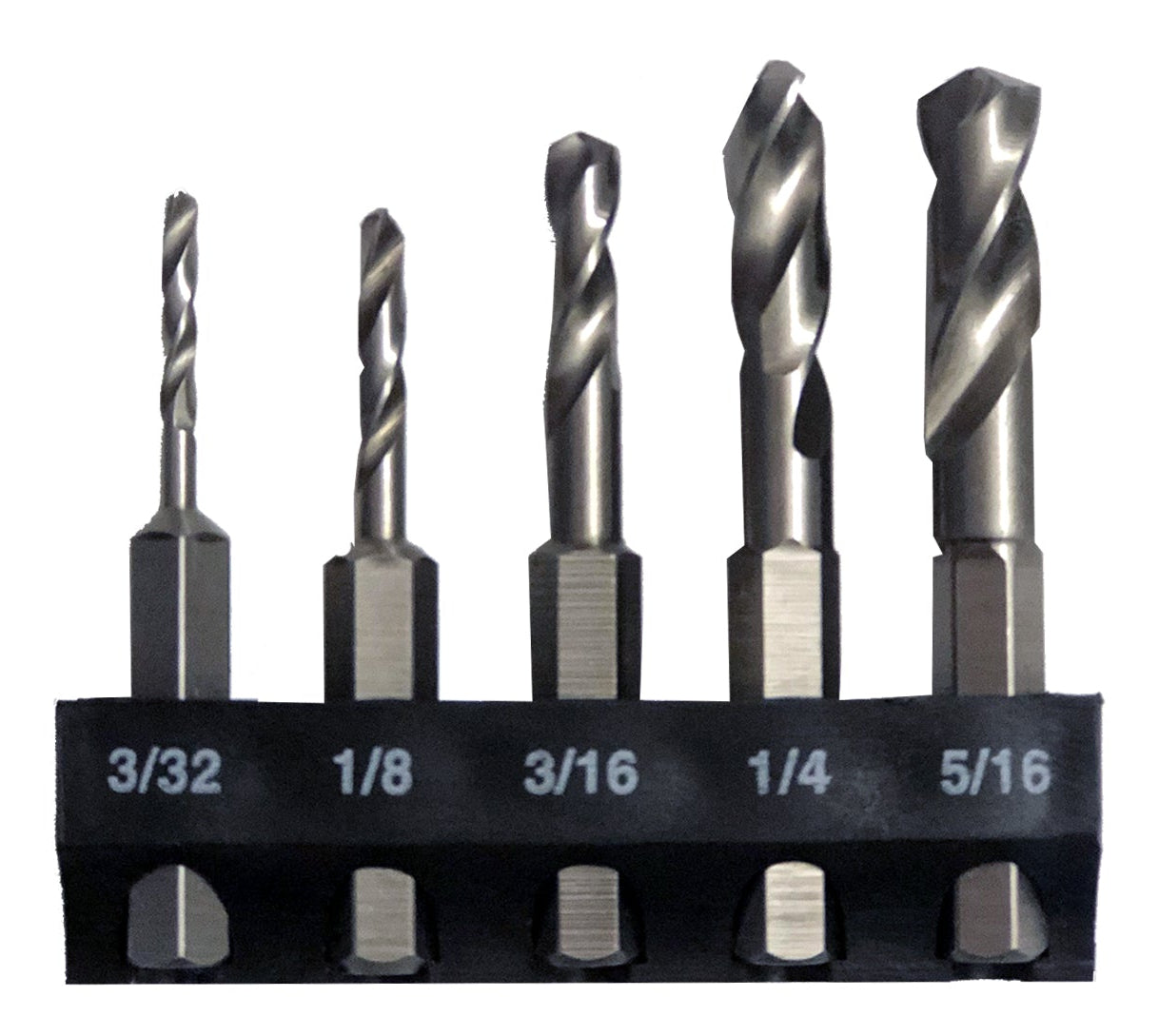 5 Piece Metal Stubbybit Set