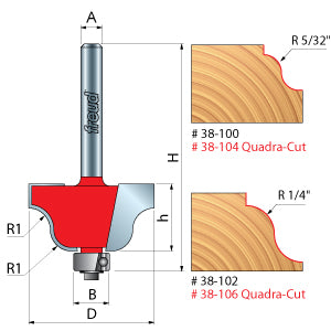 Classic Roman Ogee Router Bits