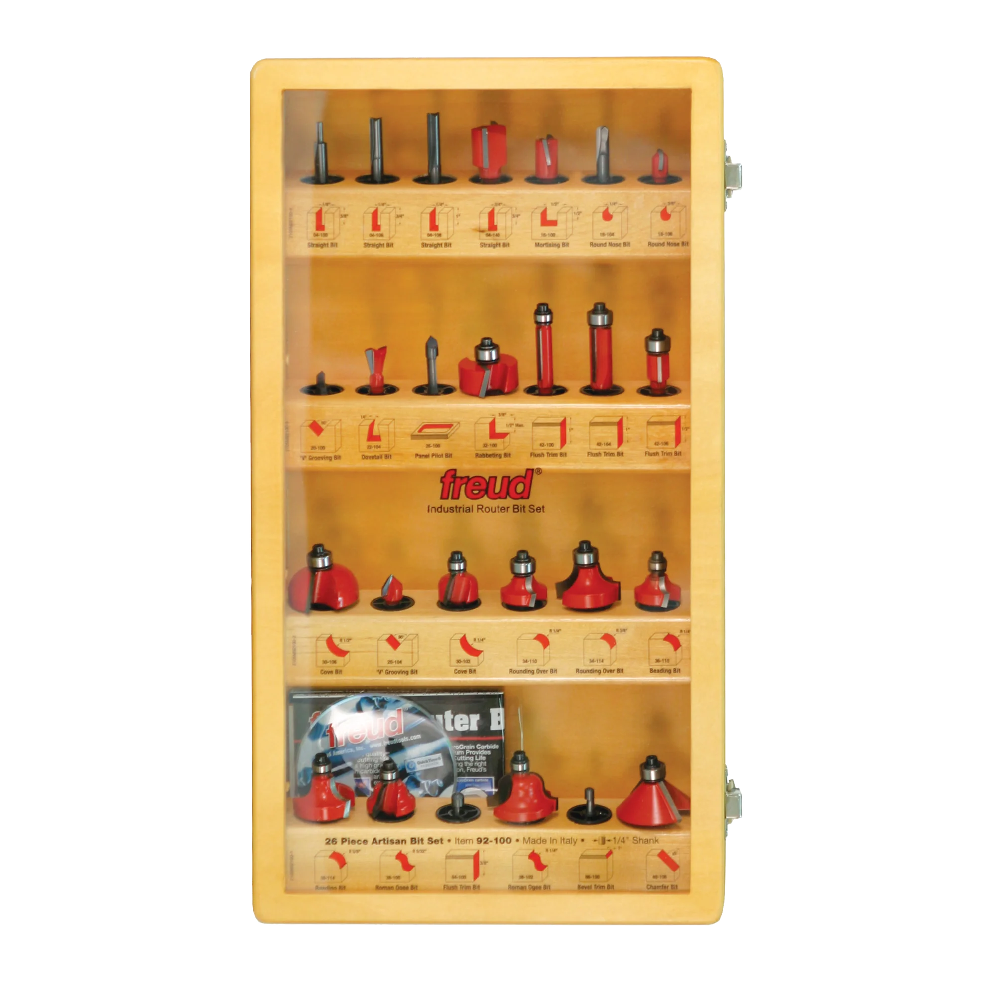 26 Piece Artisan Router Bit Set