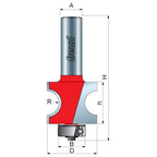 Half Round / Bull Nose Router Bit with Bottom Bearing