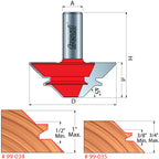 5 Piece Locking Joint Router Bit Set