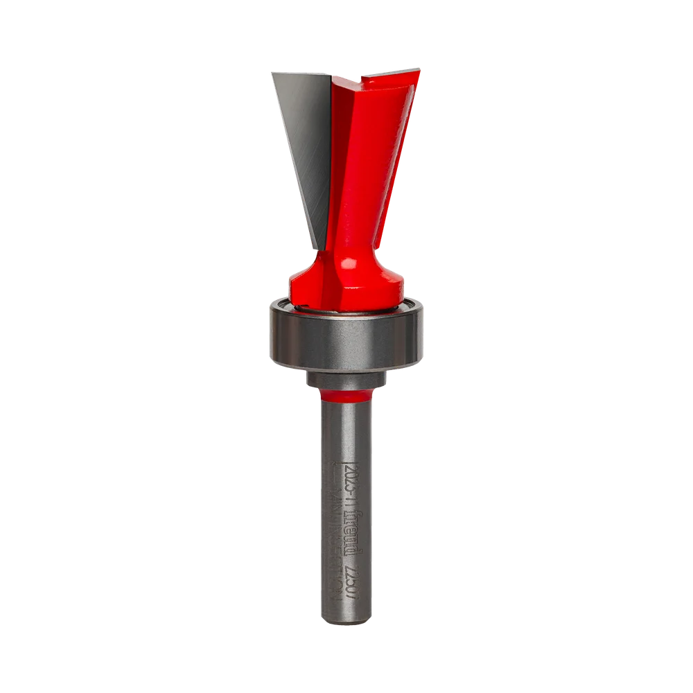 Dovetail Router Bit with Top Bearing