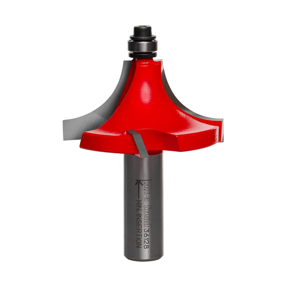 Quadra-Cut Beading Router Bits - 1/2" Shank