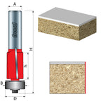 3/4" Down Shear Helix Flush Trim Router Bits