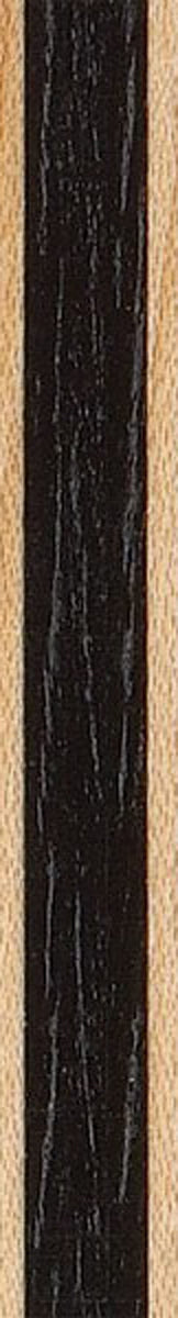 36" Inlay Line / Border - White Maple & Dyed Black - 2PK