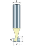 Key Hole Router Bit - 1/2" Shank