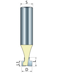 Key Hole Router Bit - 1/2" Shank