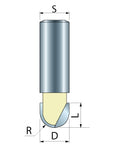 Core Box / Round Nose Router Bits