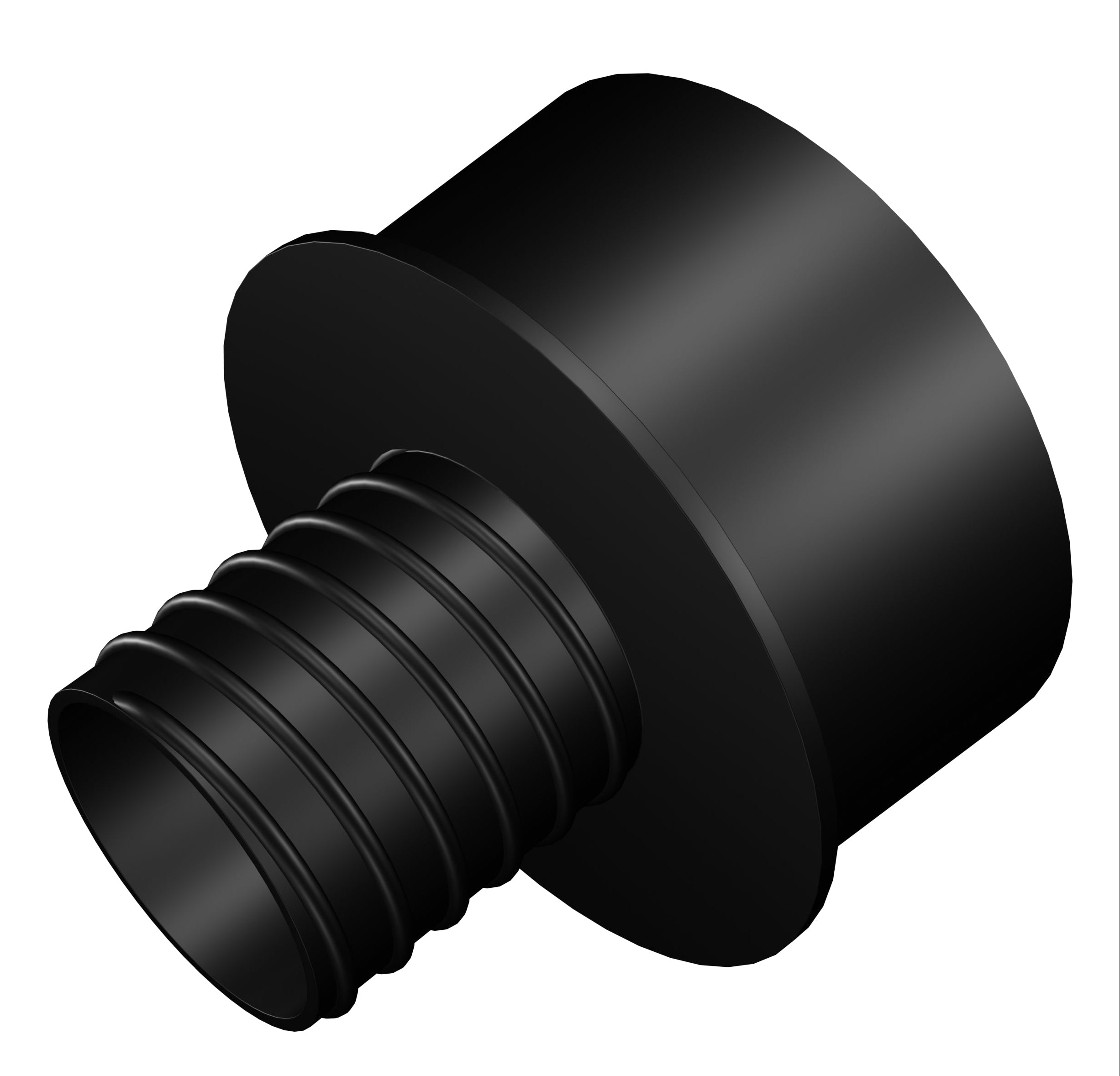 4" to 2-1/4" Threaded Quick Connect Reducer