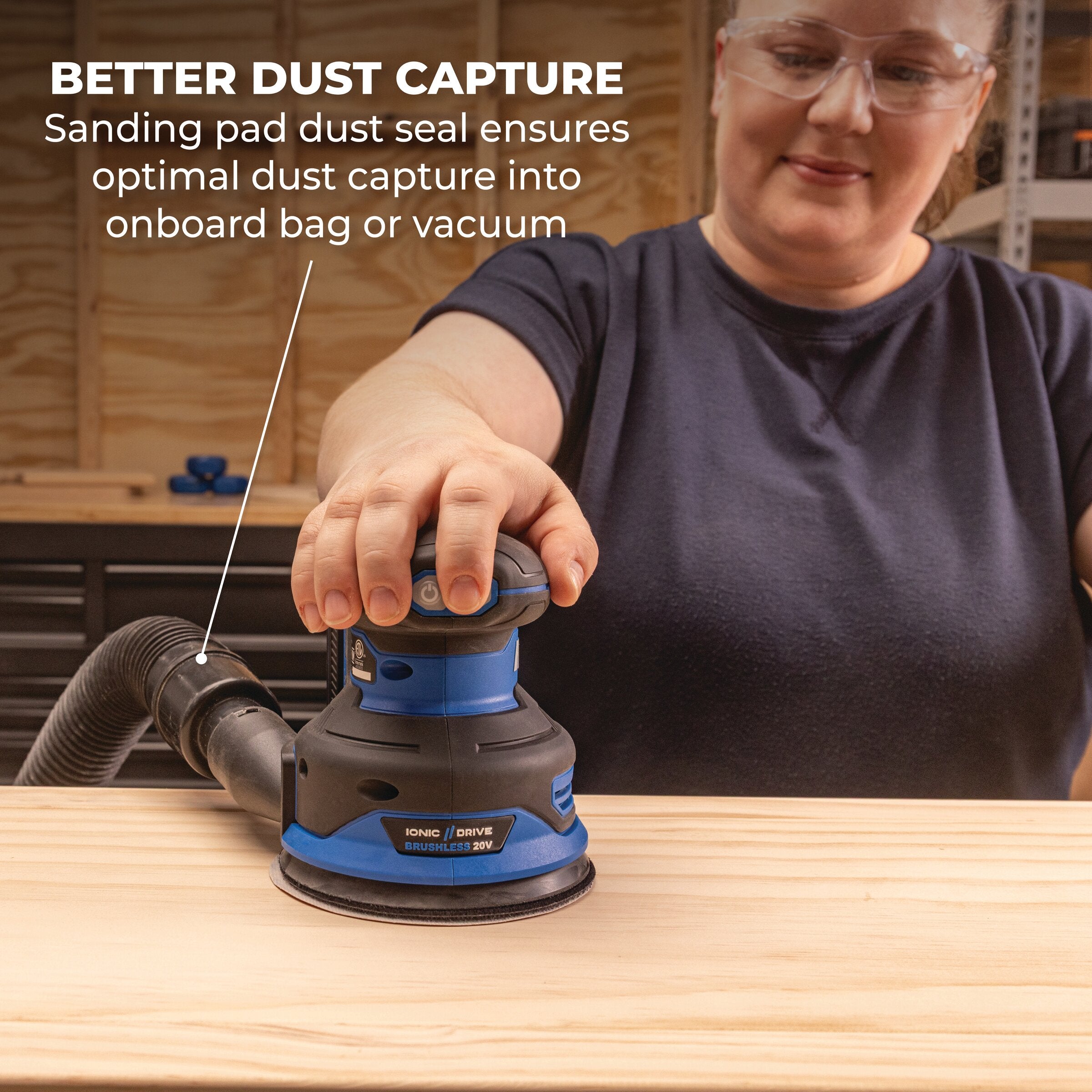 20V Ionic Drive™ 5" Random Orbit Sander (Tool Only)
