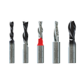 5 Piece Down Spiral Bit Set